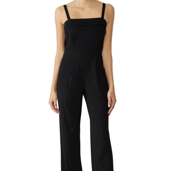 Vince Tuxedo Jumpsuit One Piece in Black - Picture 4 of 9